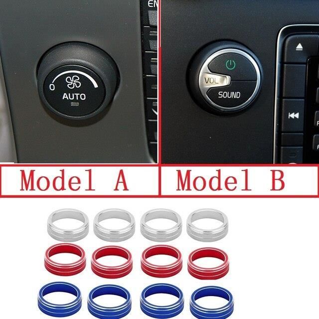 Boutons Climatisation Voiture MK5 - Pack 3 | Aluminium | Pour VW Golf 5 2005-2009