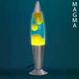 Lampe à Lave Magma Bleu-1