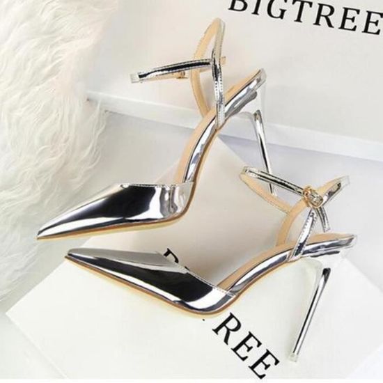 Escarpins Pointus à Talons Aiguilles 10 Cm Gicoiz - Pour Femme, Matière Synthétique, Fermeture à Enfiler