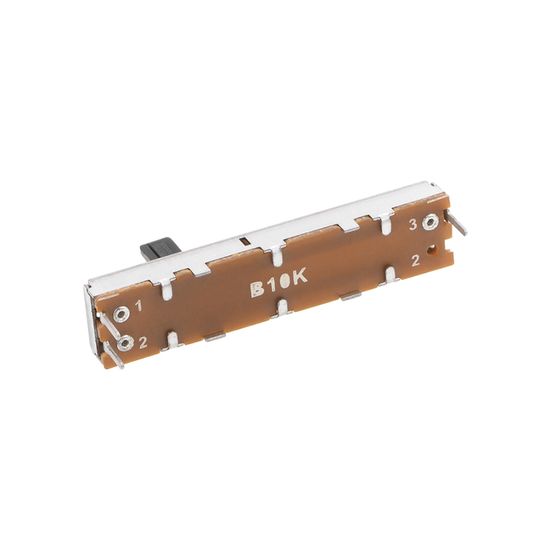 5 Pièces Potentiomètre Glissière B100K Ohm Linéaire Double Sourcing Map 50mm