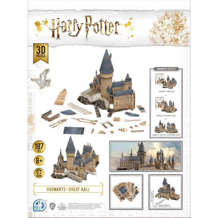 Cartes à jouer Harry Potter (chateau de Poudlard + badge du collège) -  Cdiscount Jeux - Jouets