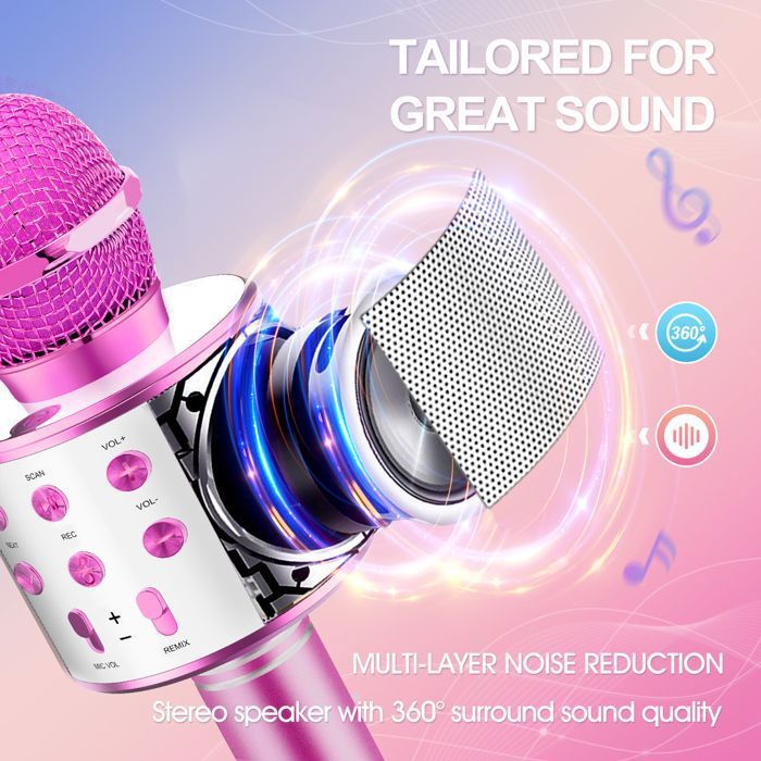 Microphones sans fil pour enfants, offre spéciale, amusant et éducatif