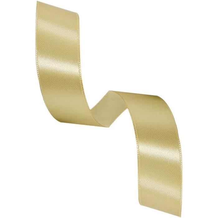 Ruban Métallisé Doré à 3 Rangées - Rouleau De 90 Cm Pour Décoration, Artisanat, Mariages