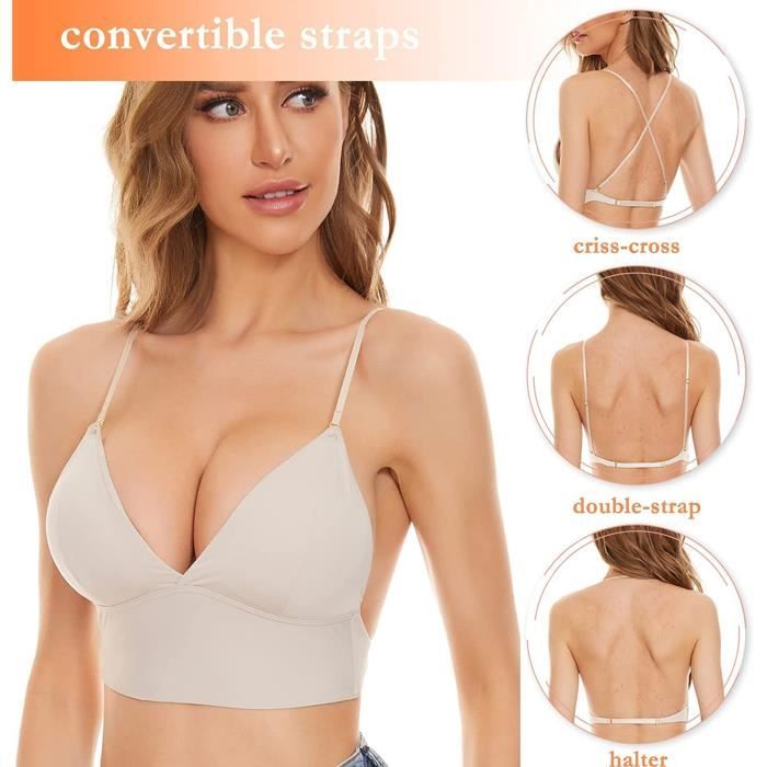 Soutien gorge bustier dos nu 2025