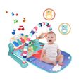 Tapis d'éveil musical avec arche et piano pour 0-3-12 Moi, couverture de jeu, tapis de jeu, tapis de jeu pour bébé-2
