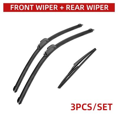 Kit Balais D'essuie-glace Avant Compatible Multiple Marques (Peugeot, Porsche, Renault, Saab, Toyota) - Réf. 983504
