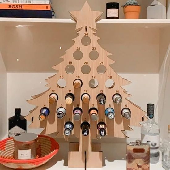 Calendrier De L'Avent Compte à Rebours 24 Jours - Figurines Gnomes à Collectionner - Décoration Noël Pour Cheminée Ou étagère