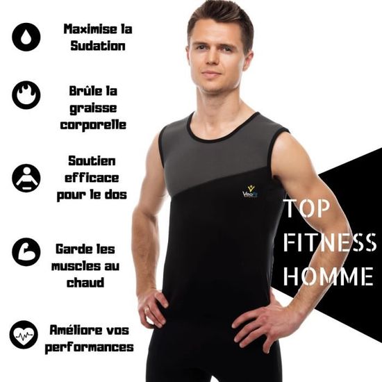 Débardeur Minceur Sudation - Gainant, Thermique, Pour Homme Et Femme, Sport, Sauna, Brûle-calories