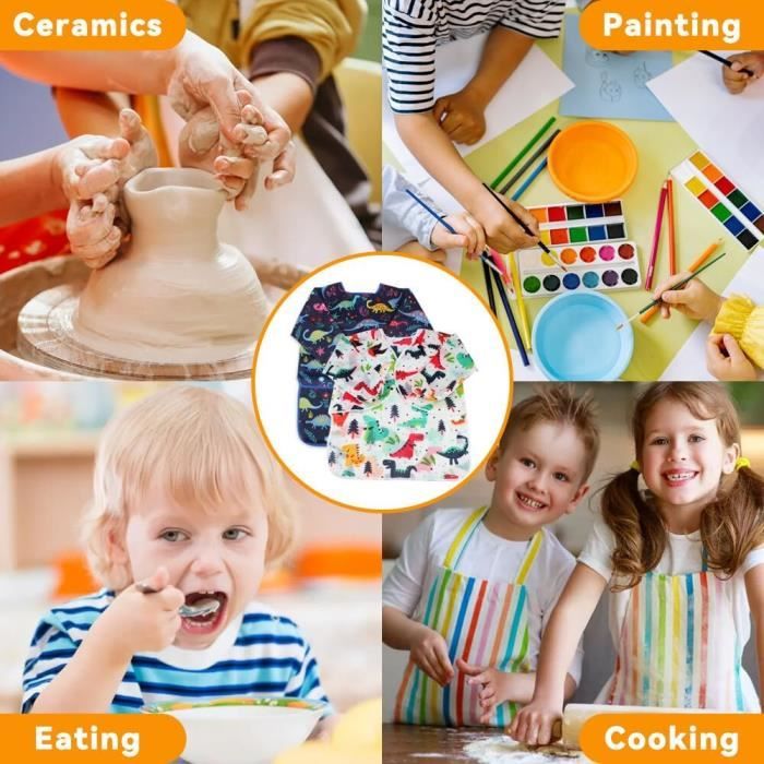 Tablier Peinture Enfant, Blouse Peinture Enfant, Blouse