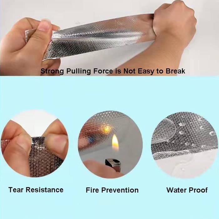 OFFSCH Patch De Réparation Pour Poêle Et Casserole 10 × 12 Cm 0,06 Mm En Aluminium Résistant Haute Température Cuisine Professionnelle Usage Domestique Lot De 5 Pièces