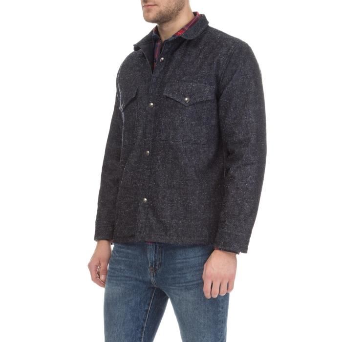 Veste Levis Made Crafted bleu fonce chine. Blouson 55968 0000. Bleu Cdiscount Pret a Porter