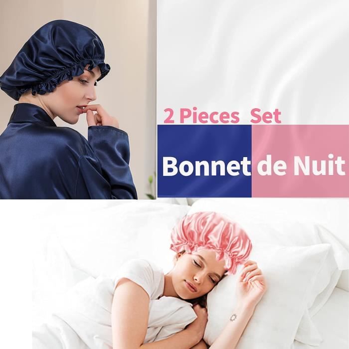 1 Pièce Bonnet De Sommeil Réglable Pour Femmes, Chapeau De Nuit