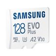 Lot de 3 Carte mémoire microSD Samsung Evo Plus 128 Go SDXC TF carte U3 Classe 10 A2 130 Mo/s avec Adaptateur-3