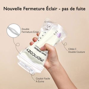 Sachets de Conservation pour Lait Maternel - 25 Sachets - 210 ml - dbb Sachets de Conservation pour Lait Maternel - 25 Sachets - 210 ml - dbb