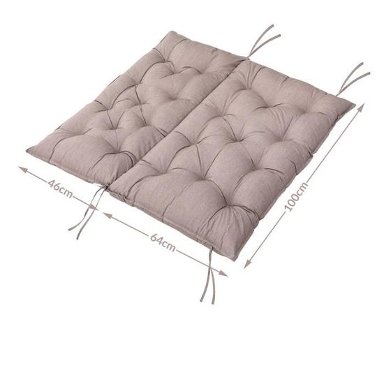 Detex Coussin Pour Banc Avec Dossier Coussin De Banc Couleur Creme 110x100x8cm Interieur Exterieur Banquette Banc Jardin Bancs Jardin Isuzuegypt Com