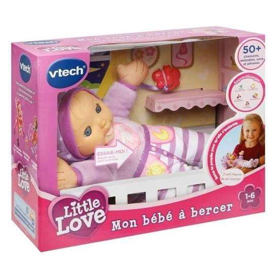 Vtech Little Love Mon Bebe A Bercer Cdiscount Jeux Jouets