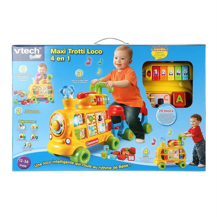 Train Vtech Maxi trotti loco 5 en 1