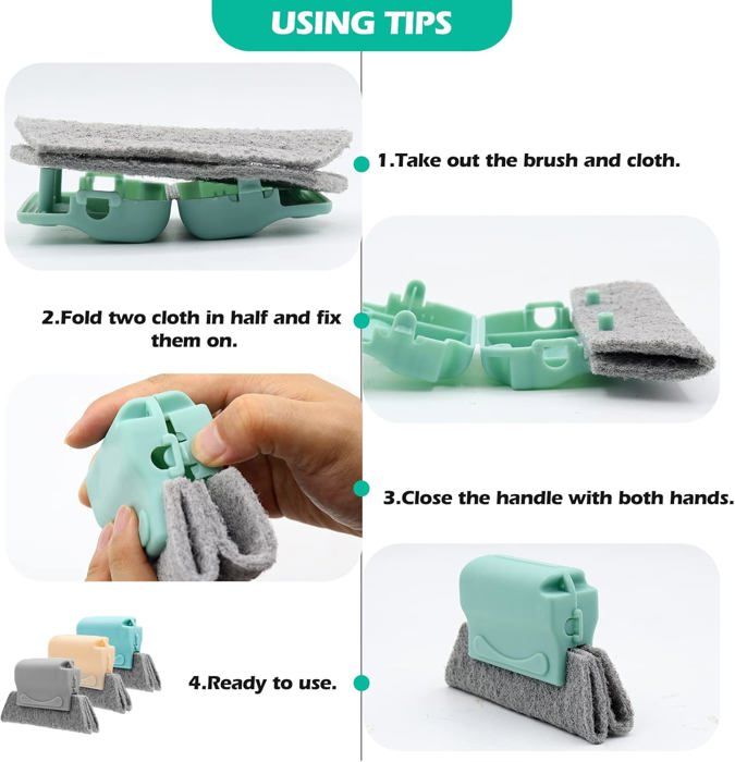 7 Pcs Brosse de Nettoyage de Rainure de Fenêtre, brosses de nettoyage pour stores,Outils de Nettoyage pour Salle de Bain de Cuisine 7 Pcs Brosse de Nettoyage de Rainure de Fenêtre, brosses de nettoyage pour stores,Outils de Nettoyage pour Salle de Bain de Cuisine