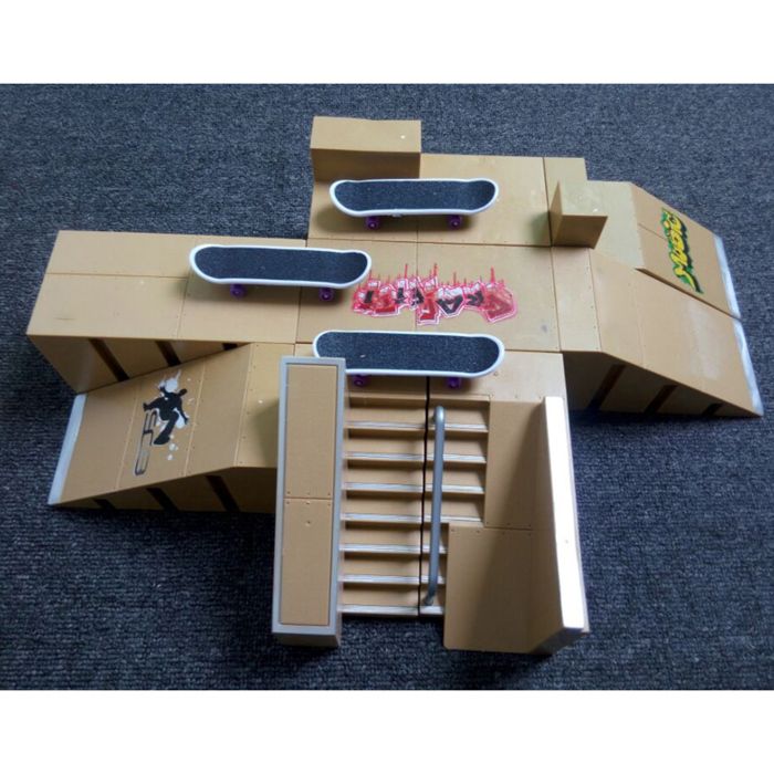 Mini Rampe Skateboard Doigt - Kit Obstacles Pour Entraîner L'agilité