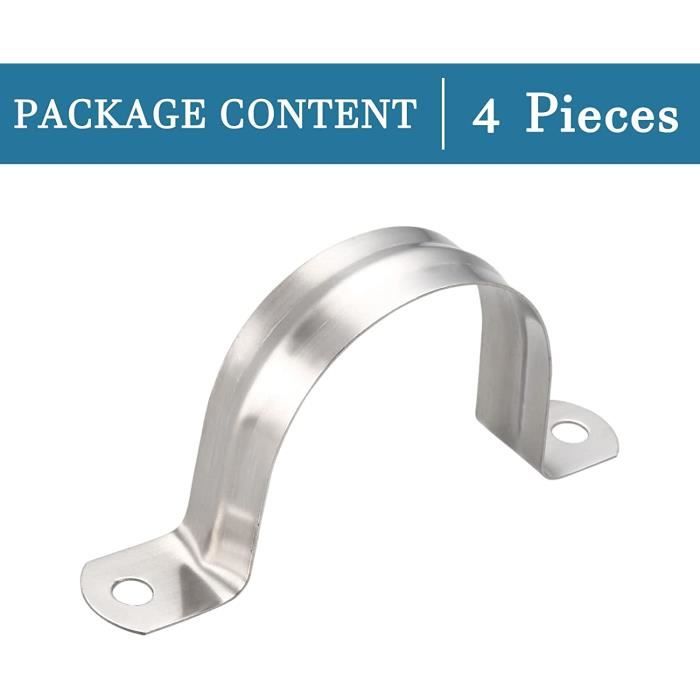 Sangle Rigide Quarkzman 2 Pouces Rigide Tuyau Sangle X 4 Inox Acier Tension Fixation ...