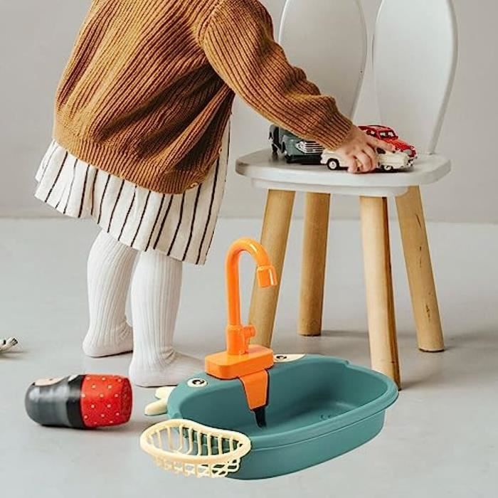 Perfk Cuisine évier Jouets Playset électrique Jouant Jouet Semblant Jeu De Role Jouets Jouant Jouet Evier Pour Cuisine Jeu De Am