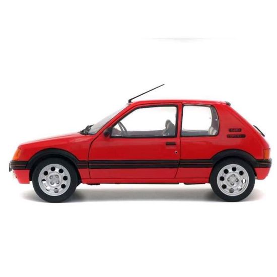 Solido Voiture Miniature Peugeot 205 Gti 1 9 Mk1 1985 Rouge