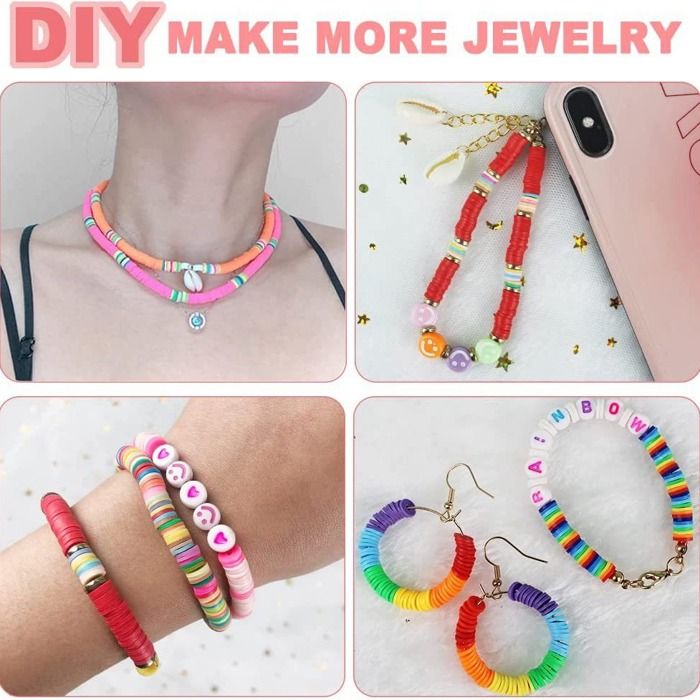 Kit De Fabrication De Bracelet épingles De Sécurité – Perles Colorées – DIY USA