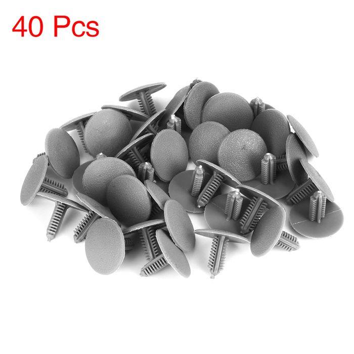 Clips Voiture Rivets Plastique X AUTOHAUX - Lot De 40, Diamètre 10mm Trou Noir Clips Voiture Rivets Plastique X AUTOHAUX - Lot De 40, Diamètre 10mm Trou Noir