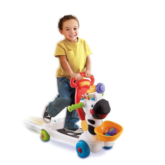 Porteur Trottinette Mon Z bre Rigolo 3 en 1 VTECH BABY Noir