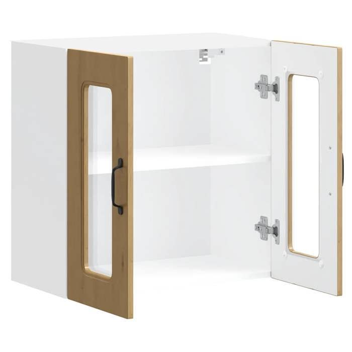 VidaXL Armoire murale de cuisine avec porte vitrée 