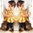 R rouge SODIAL Robe de ballet Jupe de Tutu moderne pour les filles