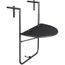 Songmics Table De Balcon Suspendue Table A Balustrade Amovible