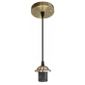 monture suspension de lampe câble textile rouge douille à vis E27