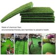 10 PCS Pelouse artificielle Gazon synthétique gazon pelouse jardin micro paysage ornement décor à la maison-0