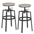 Tabouret de bar reglable en hauteur