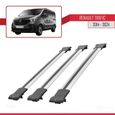 Pour Renault Trafic 2014-2023 Barres de Toit Railing Porte-Bagages de voiture 3 pièces FLY Modèle GRIS 365-0