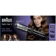 Brosse à air chaud Volume&Style AS 400 - BRAUN - Satin Hair 3 - 2 températures - Roll-out - Violet-0