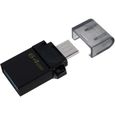 Kingston DataTraveler DTDUO3G2 microDuo3 G2 64Go Clé microUSB et USB Type-A ports pour Android OTG Noir-0