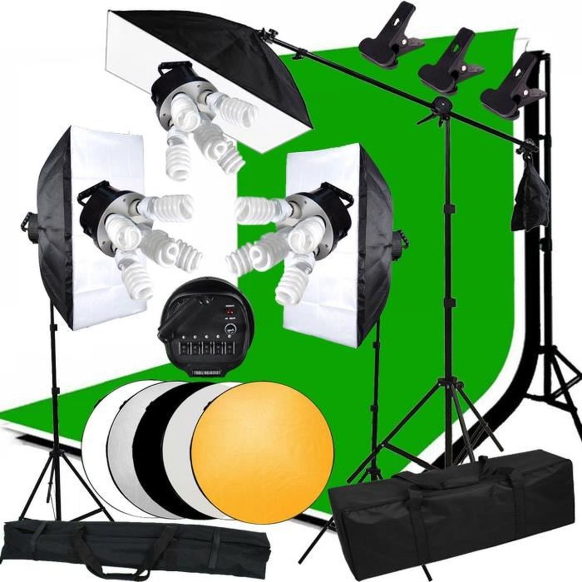Abeststudio Photo Studio 3375w Softbox Kit D Eclairage Continu Bras De Rampe Backdrop Light Stand Achat Vente Kit Studio Photo Cdiscount La photographie argentique ou photographie analogique, permet à l'aide d'une pellicule d'obtenir une photo. eur