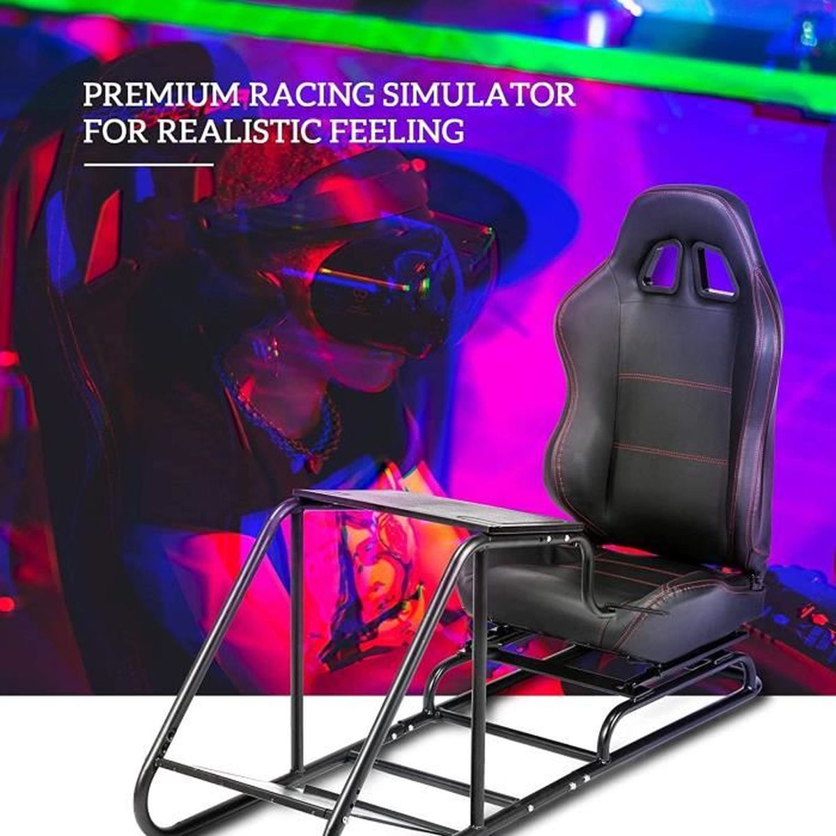 VEVOR Support De Volant chaise De Course Simulateur de Conduite