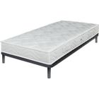 EBAC LITERIE Matelas et sommier 80x190 Mousse - Morgan - Soutien ferme - Fabriqué en France