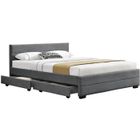 Lit tiroir - DFM - IVAR - Gris souris - Contemporain - Design