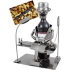 HENRY BRUBAKER BRUBAKER Porte-bouteille de Vin décoratif - Sculpture en Métal - Idée cadeau - Chirurgien