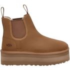 UGG AUSTRALIA Bottes UGG Neumel Platform Chelsea Châtaigne - Femme - Daim-Nubuck - Plateforme 5cm