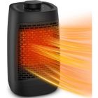 VOLY Radiateur Soufflant Céramique Chauffage électrique Thermostat Réglable Protection Anti-surchauffe Chauffage d’appoint 1200w/750w