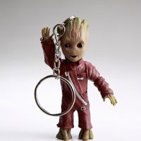 Baby Groot Porte-clés Figurine d'action du Film Classique,  Convient pour la Décoration de Fête Des Enfants, Les Cadeaux D'anniversa