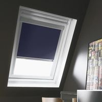 Store de fenêtre de toit occultant bleu VELUX S06 -L.114 x H.118 cm - MADECO
