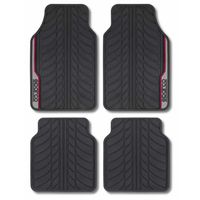 Tapis voiture PVC bande rouge SPARCO (x4)