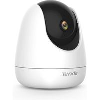 TENDA Camera IP Super HD 4MP, Audio Bidirectionnel, Suivi de Mouvement, Vision Nocturne Infrarouge, Caméra de surveillance. CP7