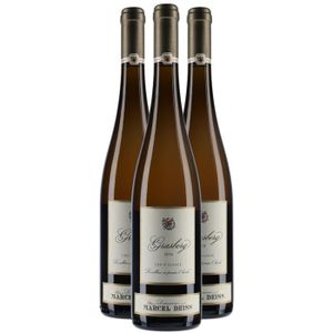 VIN BLANC Alsace Grasberg Blanc 2016 - Bio - Lot de 3x75cl -